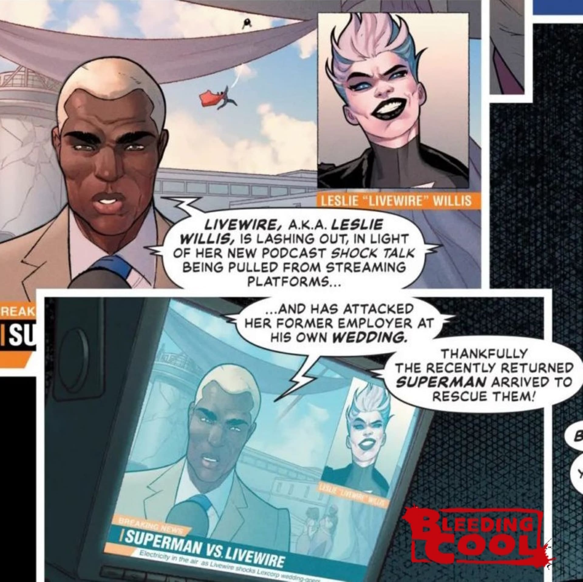 Livewire Is Now The Joe Rogan Of The DC Comics Universe