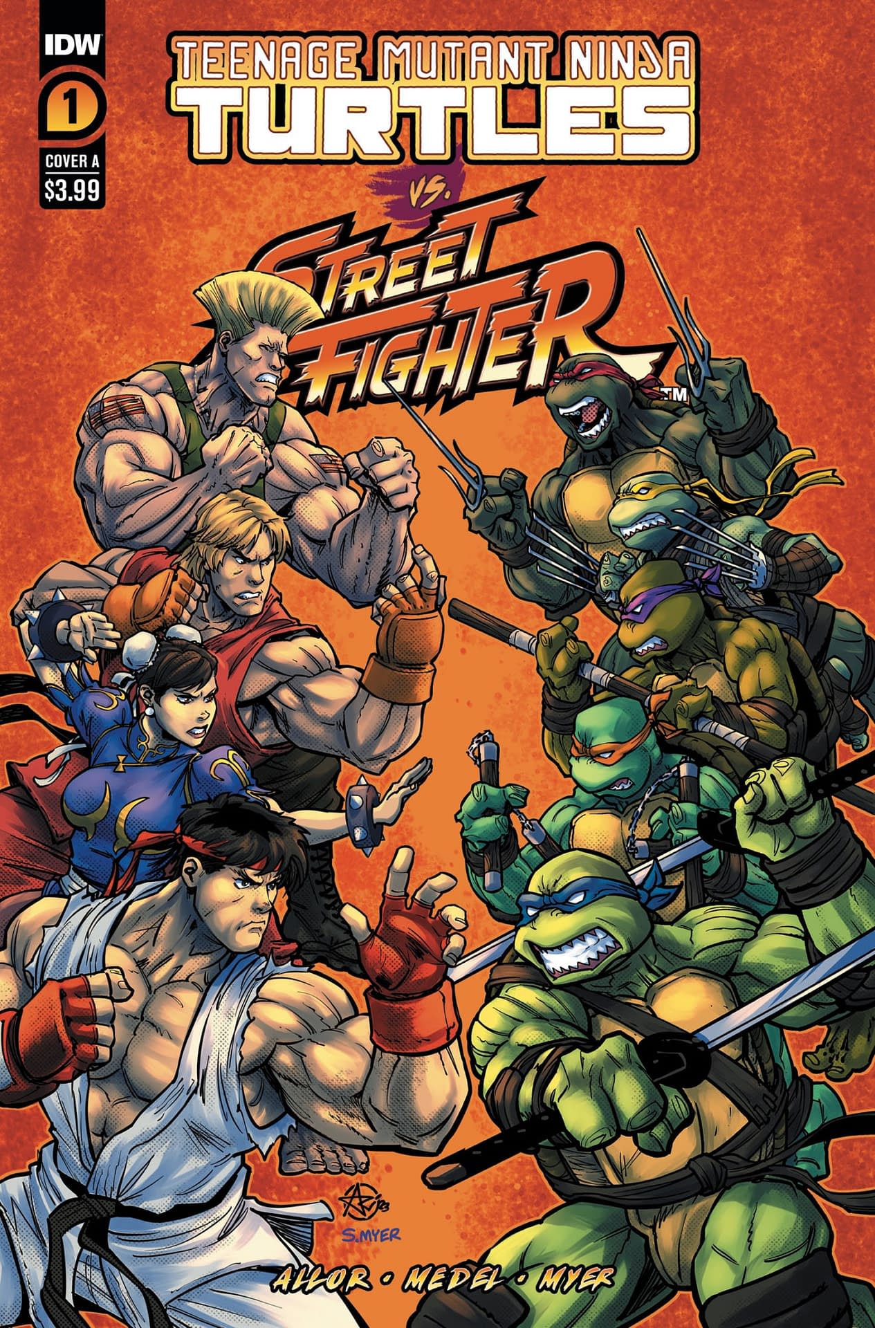 Teenage Mutant Ninja Turtles Vs Street Fighter In New Comic At IDW Teenage Mutant Ninja Turtles Vs Street Fighter In New Comic At IDW