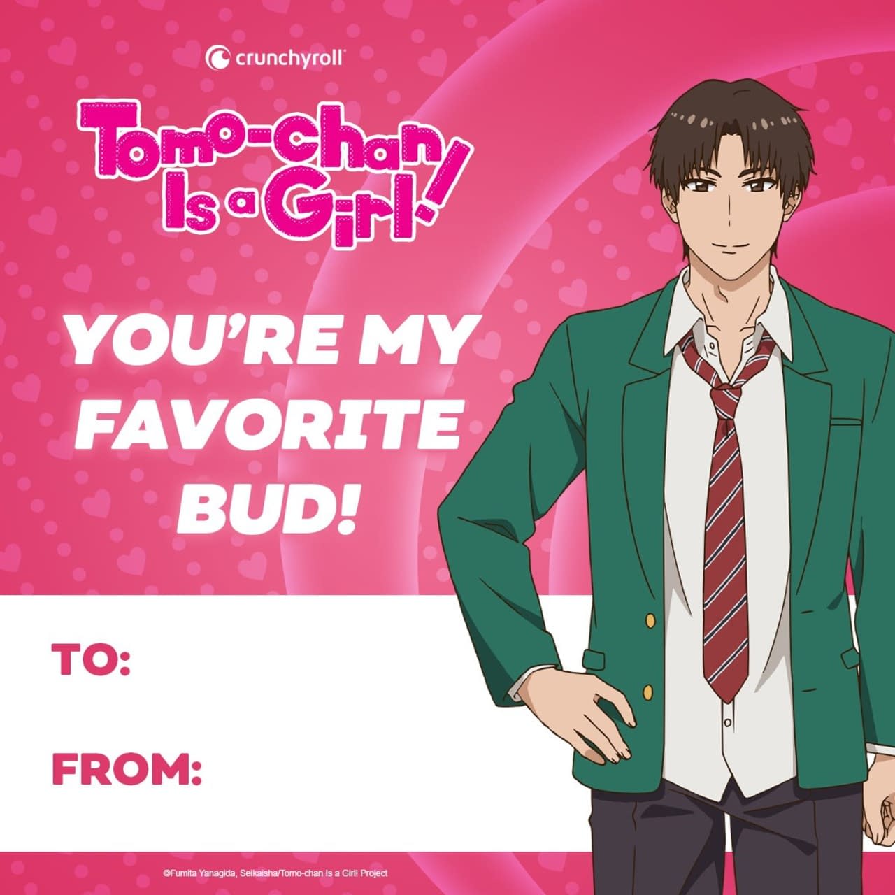 Tomo-Chan Is a Girl! Offers New Trailer & Valentine's Day Cards