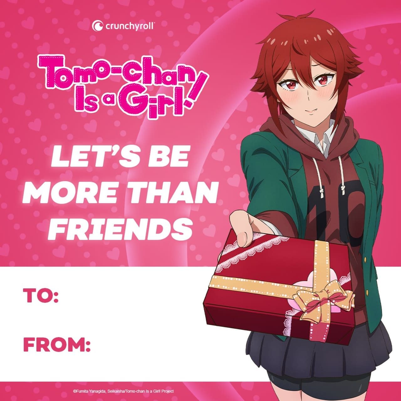 Tomo-Chan Is a Girl! Offers New Trailer & Valentine's Day Cards