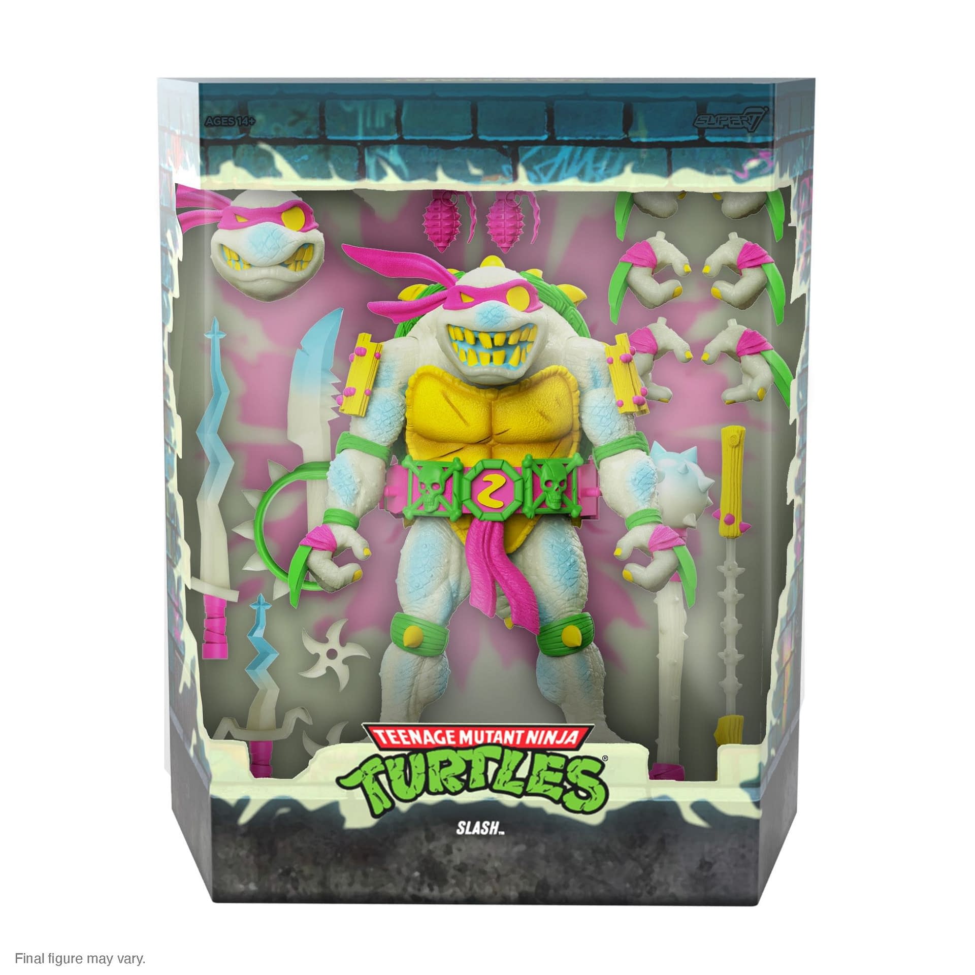 Exclusive TMNT Glow in the Dark Slash Figure Revealed by Super7