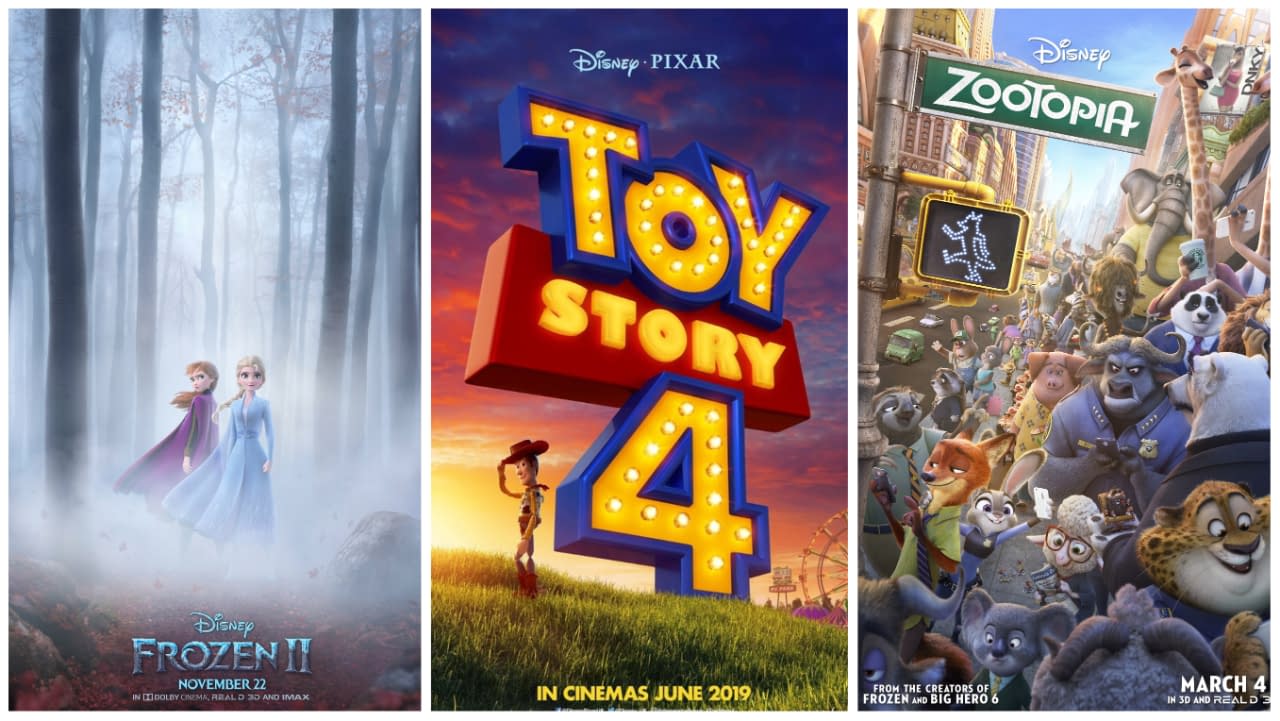 Disney is making sequels to Frozen, Toy Story, and Zootopia