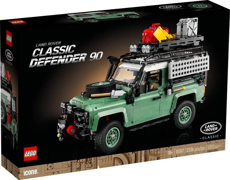 LEGO Goes Off-Road with new Icons Land Rover Classic Defender 90 Set 