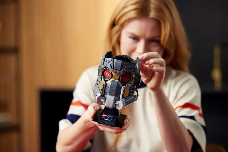 Get Hooked on a Feeling with LEGO's New Marvel Star-Lord Helmet Set