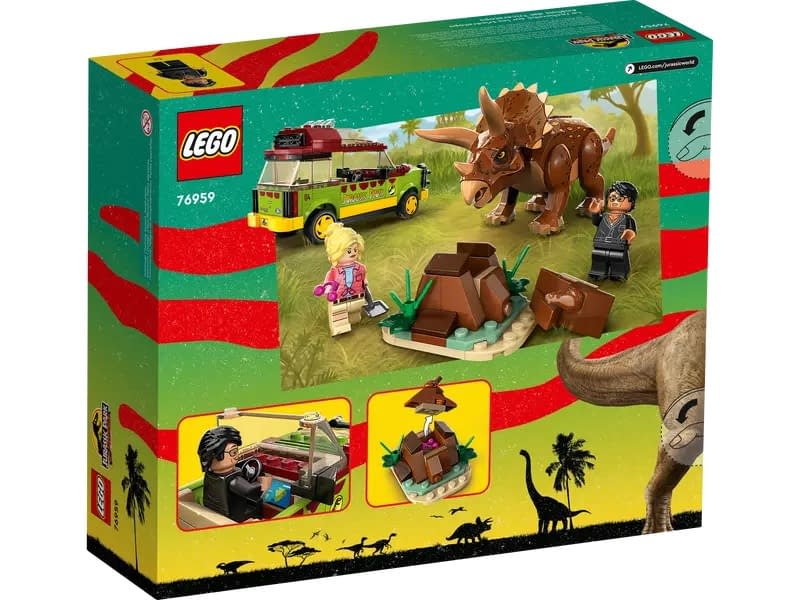 Help the Sick Triceratops In Jurassic Park with LEGO's Next Dino Set 