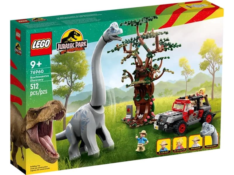 LEGO Celebrates Jurassic Park 30th Anniversary with New Dino Sets
