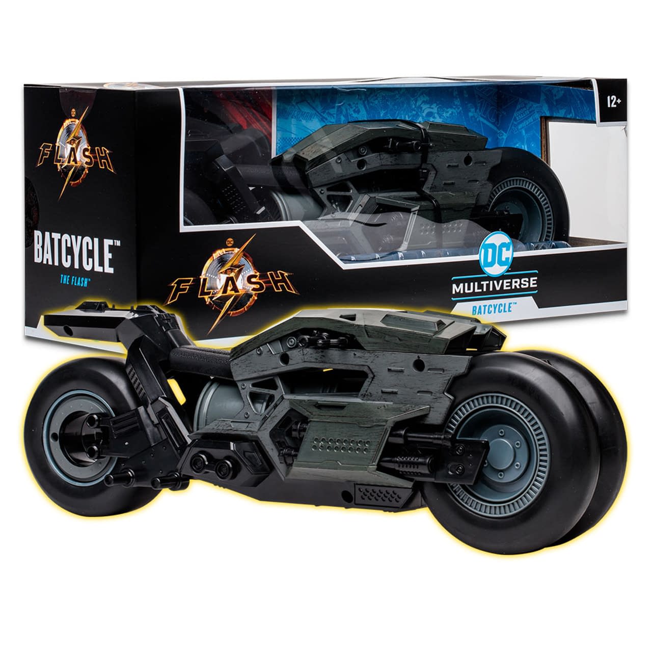 McFarlane Toys Reveals New The Flash Batman Bat-Cycle Vehicle 
