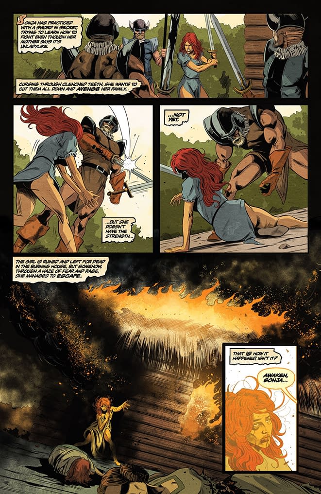 Unbreakable Red Sonja #5 Preview: Origin Confusion Syndrome