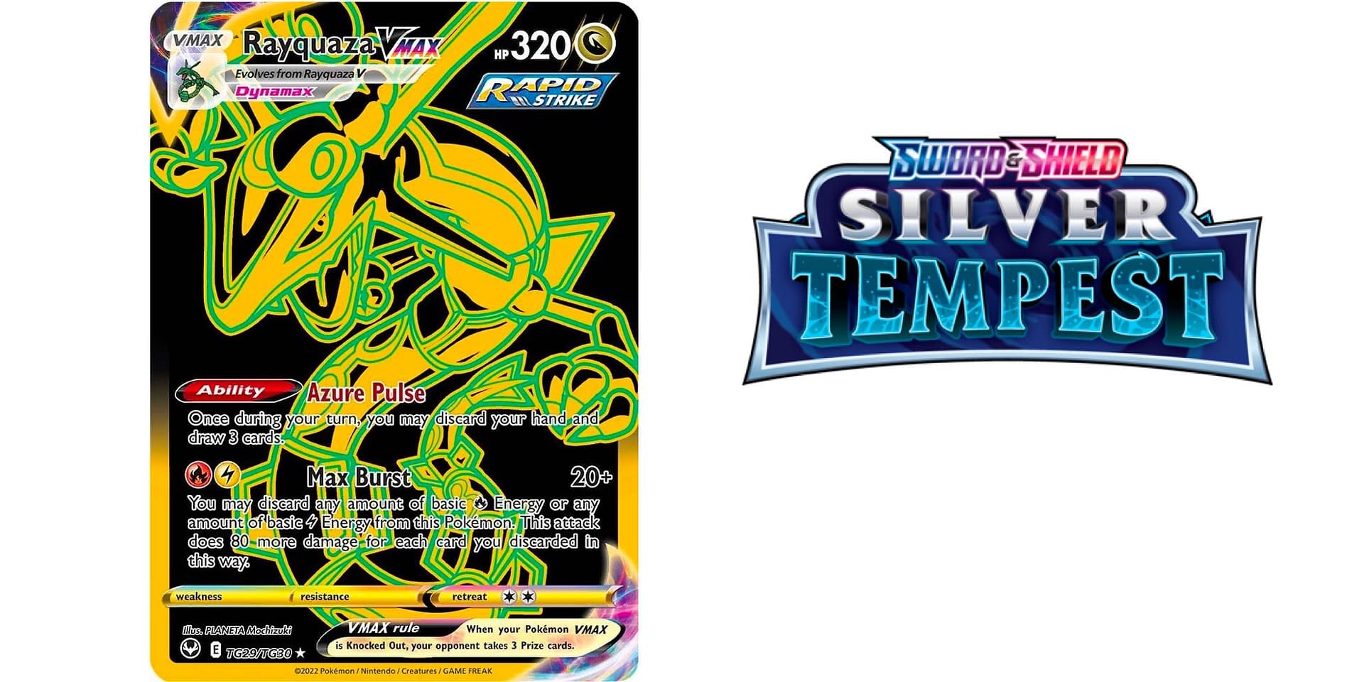 Silver Tempest Rayquaza VMAX golden Trainer Gallery : r/PokemonTCG