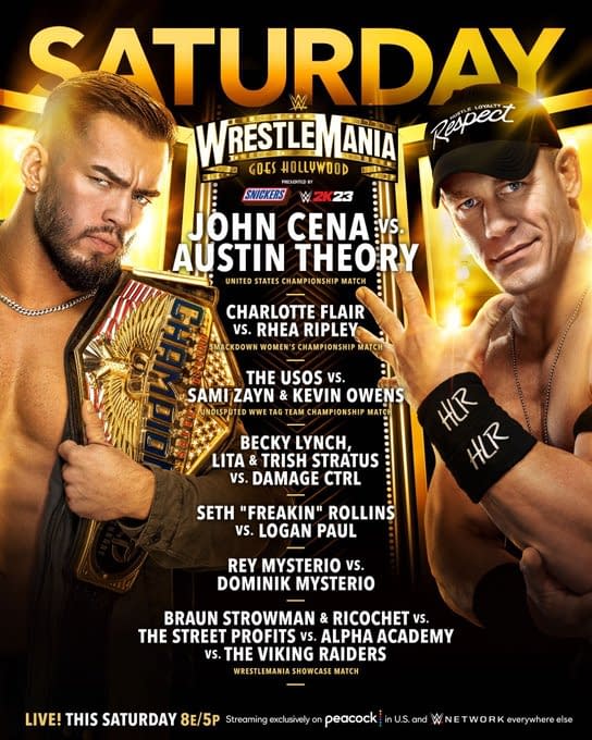 WWE WrestleMania Night One Lineup