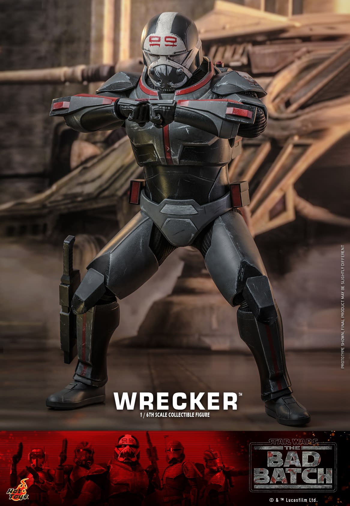 Make Room for The Bad Batch's Wrecker with Hot Toys Newest Release 