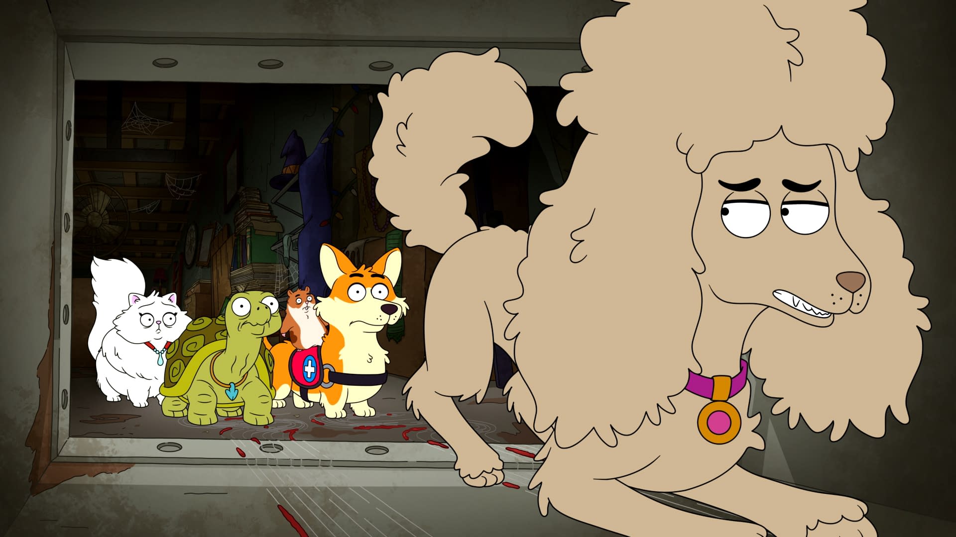 HouseBroken Season 2 Ep. 4 Exclusive Clip Basement Monsters Arrive!