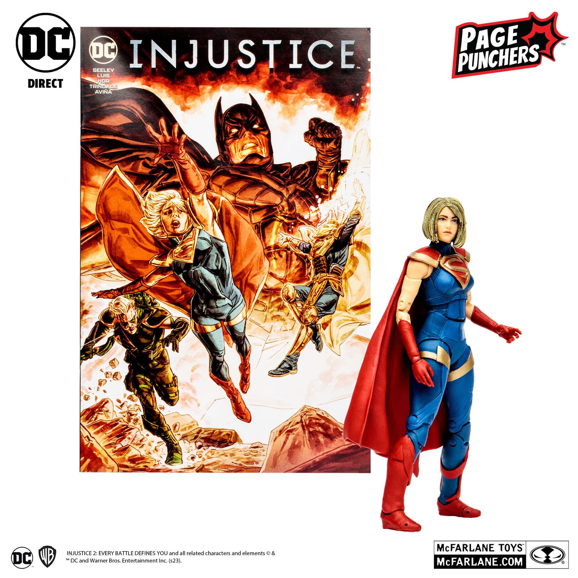 Injustice 2 Supergirl Brings the Pain with New McFarlane Toys Figure 