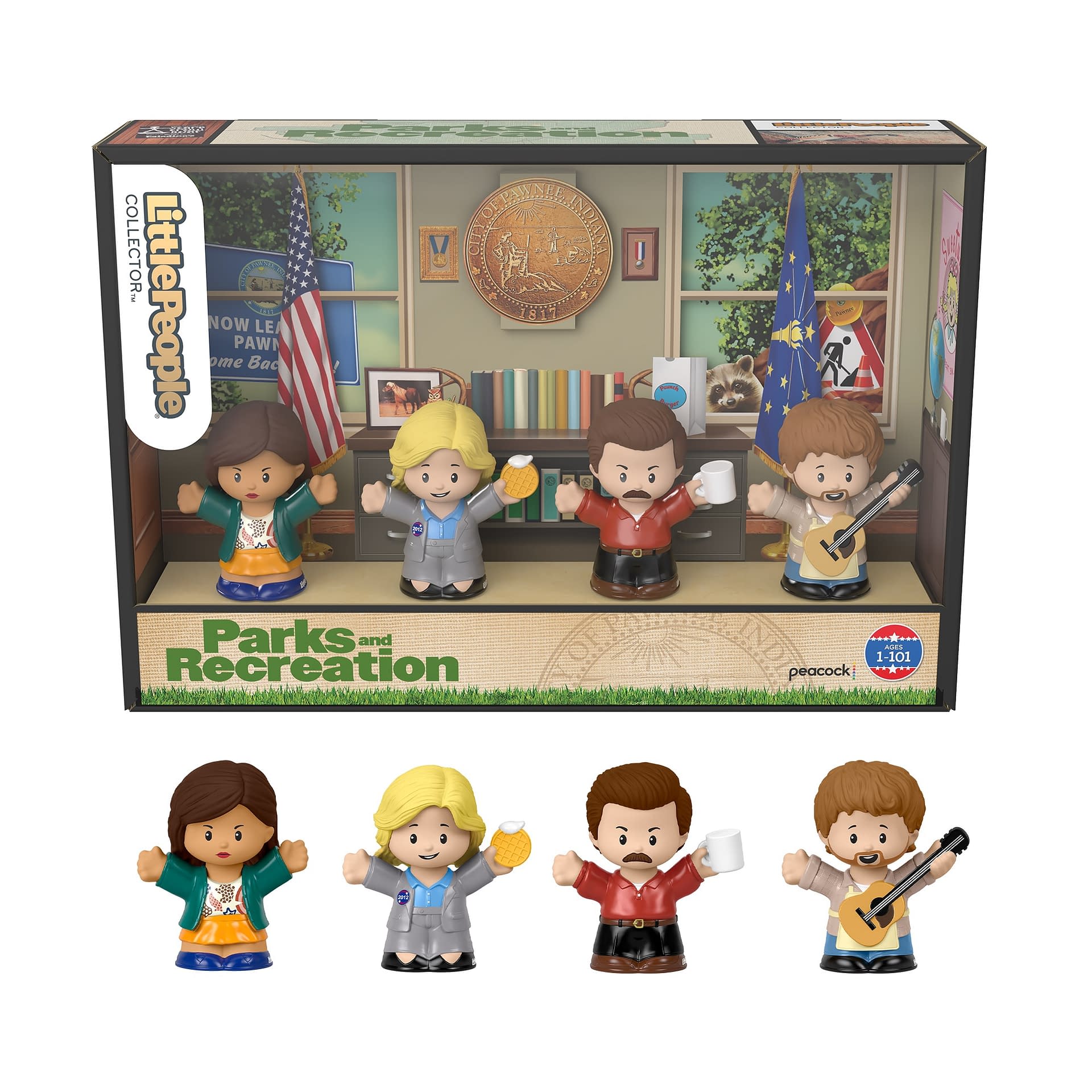Fisher-Price Visits Pawnee for Parks & Rec Little People Collector Set