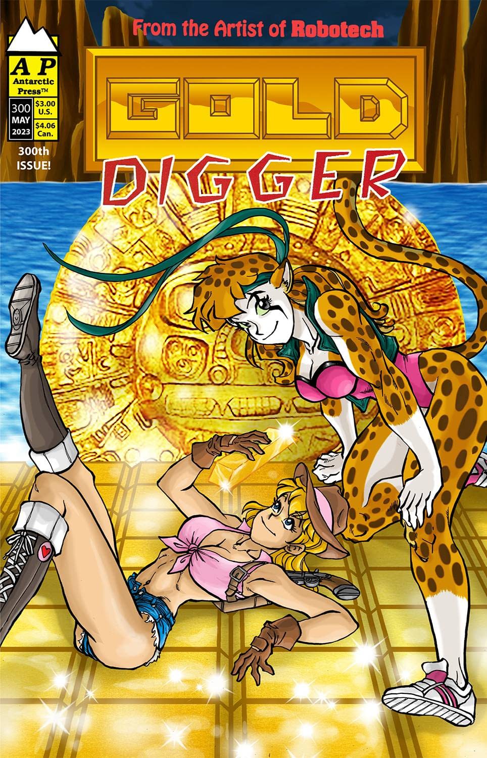 Comic book Gold Digger Vol 2 # 22 Fred Perry May 2001 Antarctic Press 08  box 12927