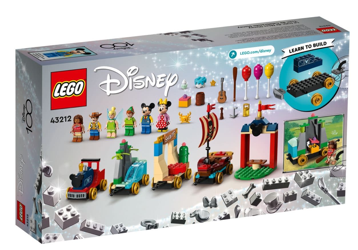 Adorable Disney 100 Celebration Train Rolls into the Station with LEGO 