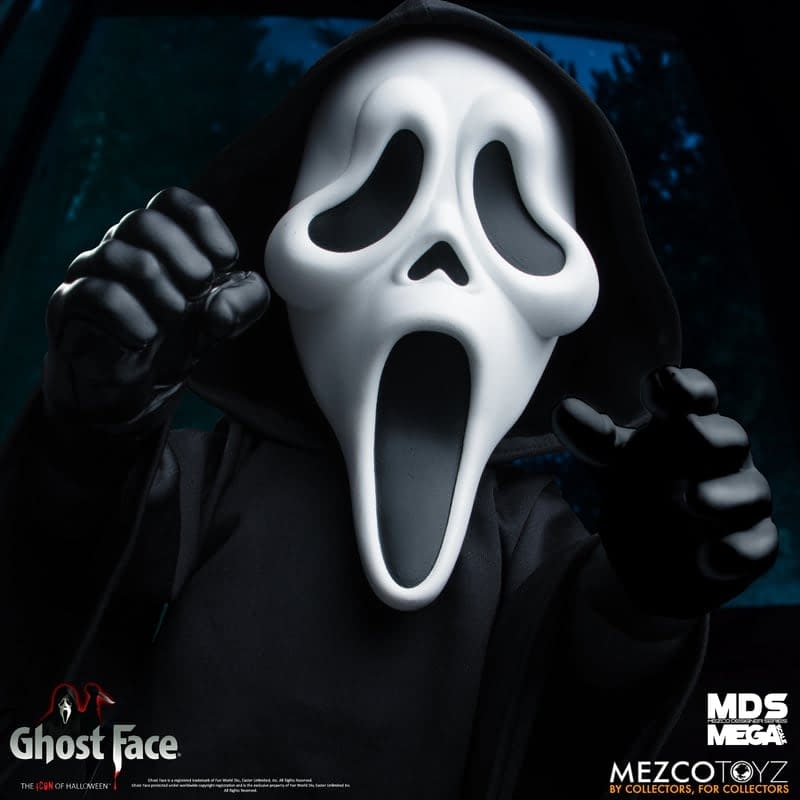 Don't Answer the Phone for Mezco Toyz New MDS Ghost Face Doll 