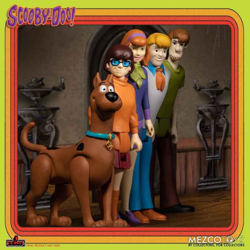 Mezco Toyz Reveals 5 Points Scooby-Doo Friends & Foes Figure Set