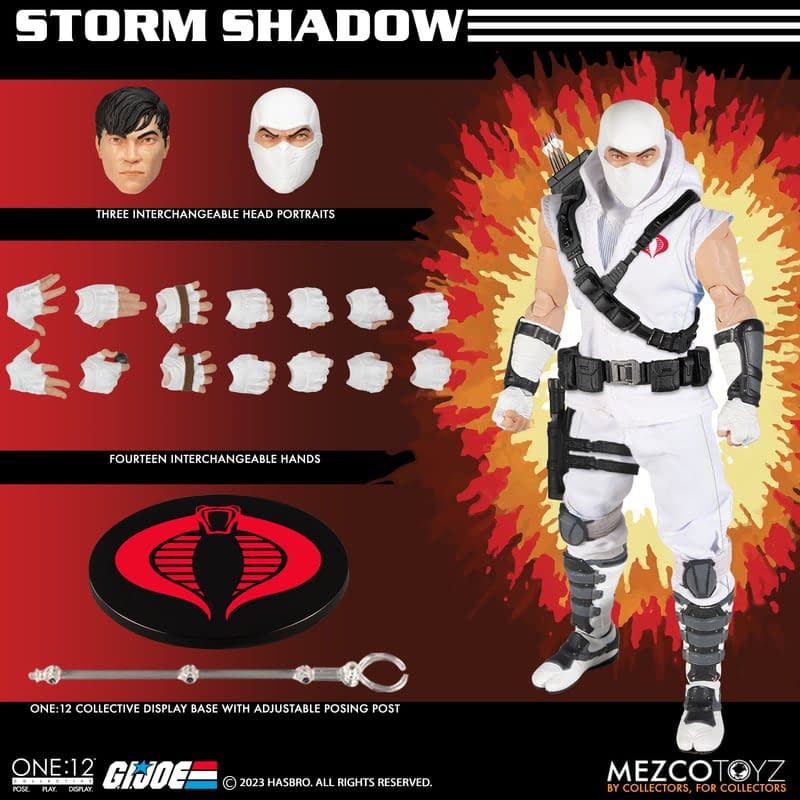 Mezco Toyz Unleashes the Fury of Cobra's Elite Assassin Storm Shadow 