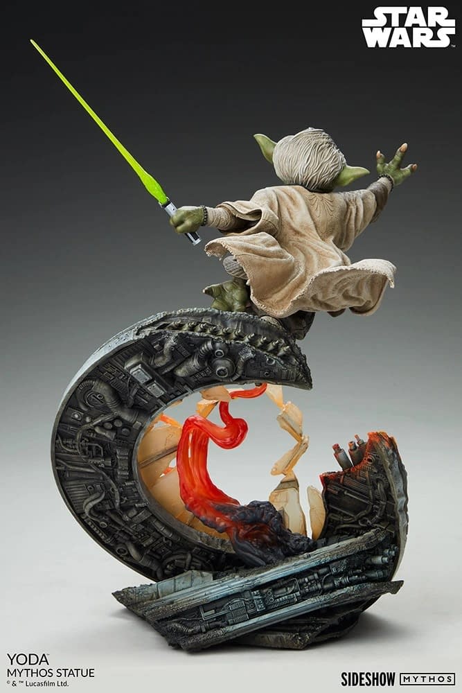 Enter the Star Wars Mythos with Sideshow Collectibles New Yoda Statue 