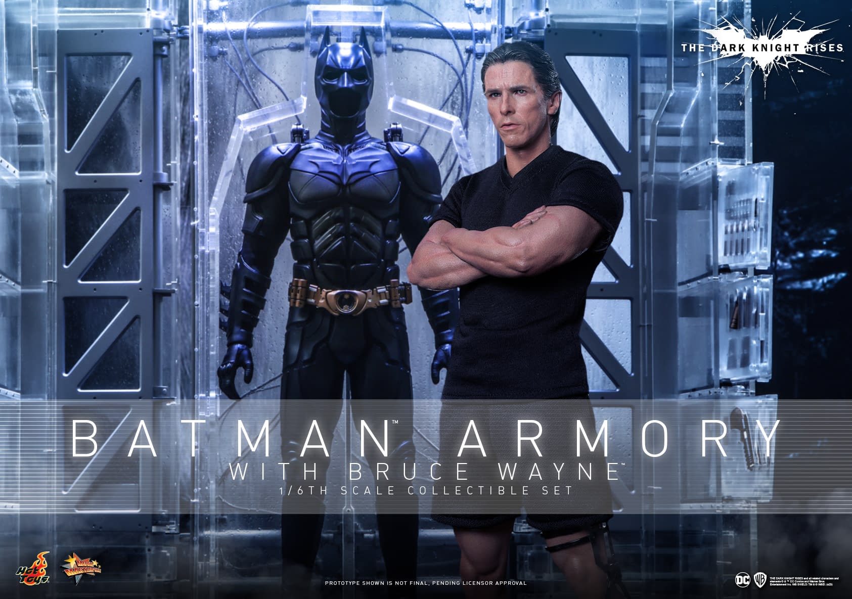 The Dark Knight Rises Batman Armory Comes to Life from Hot Toys