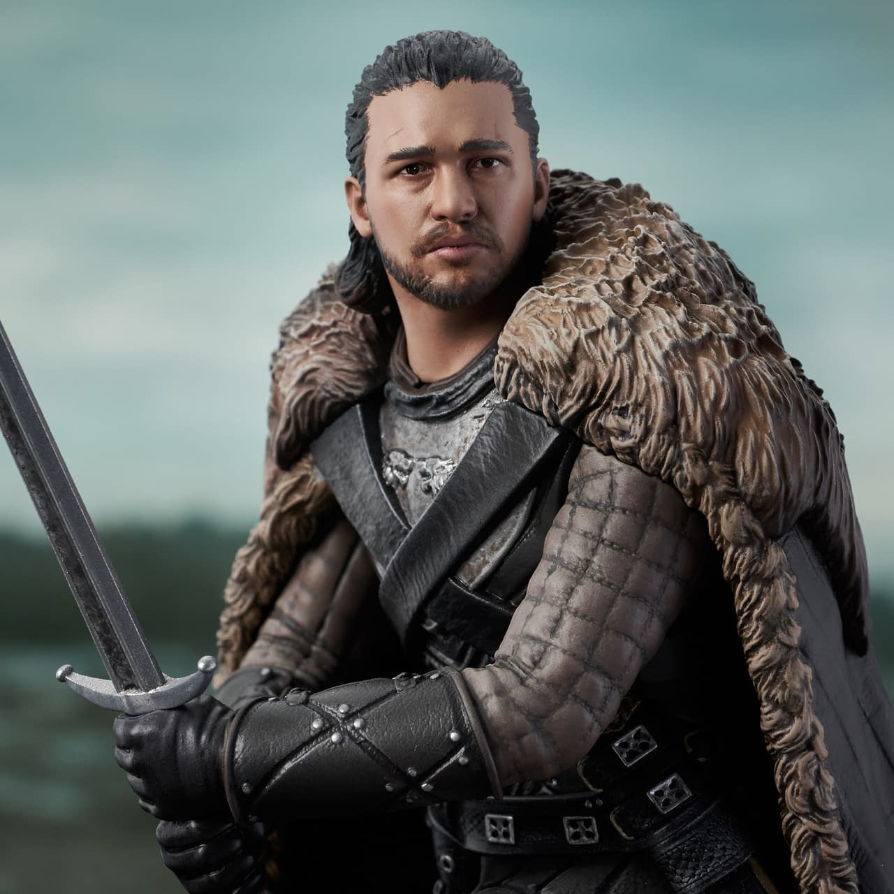Game of Thrones Jon Snow and Ghost Come to Diamond Select Toys 