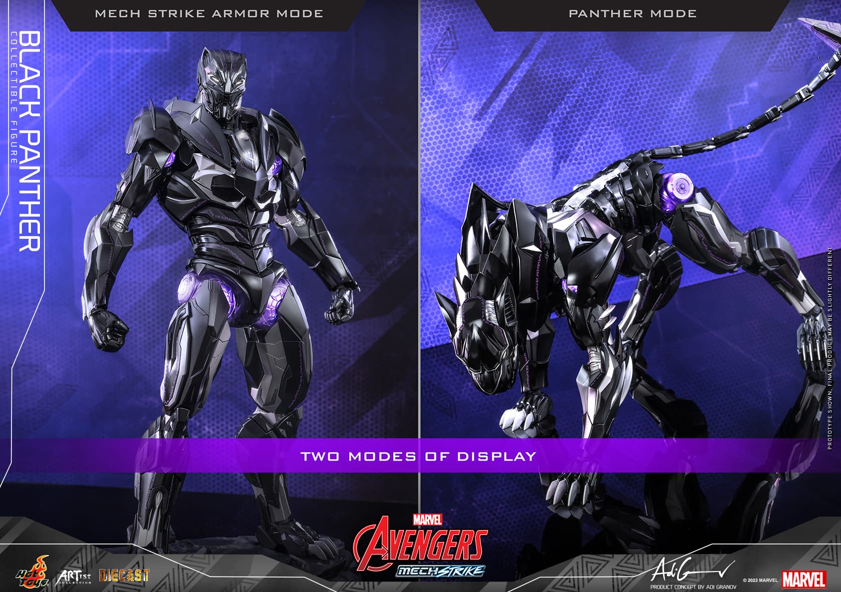 Hot Toys Debuts Black Panther Marvel's Avengers: Mech Strike Figure