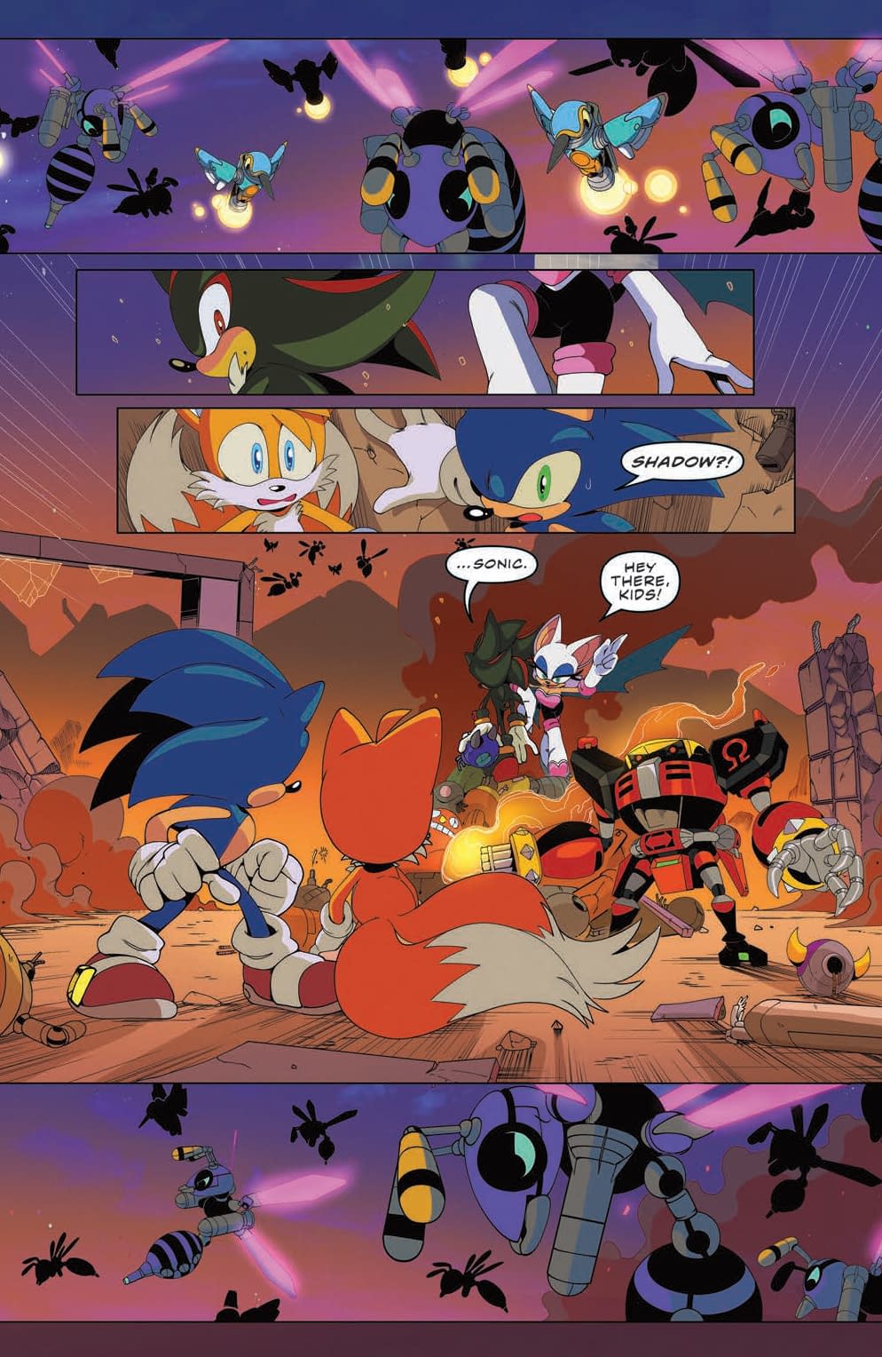 Shadow Android vs Mecha Sonic