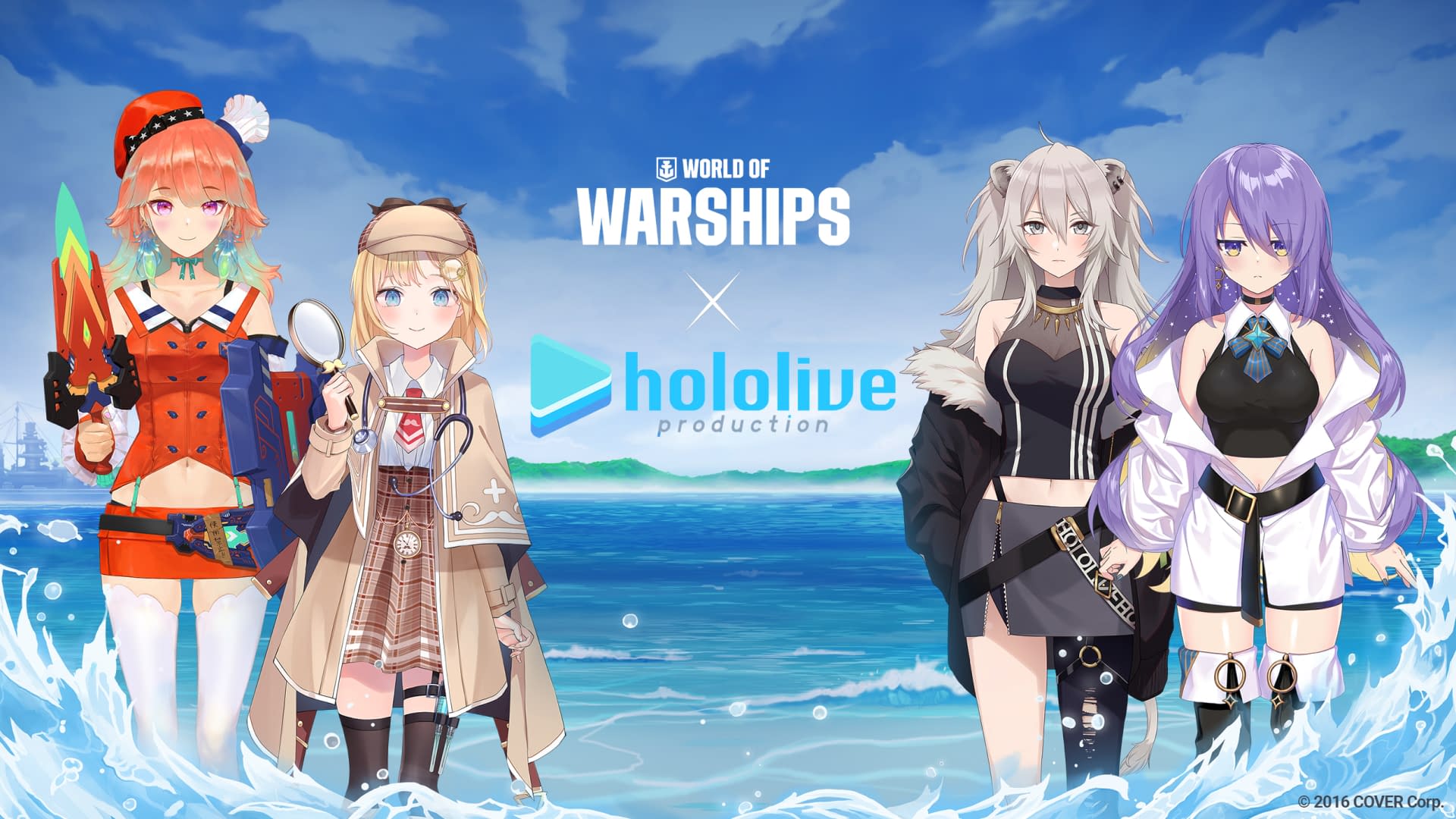 World Of Warships Announces Hololive Production Crossover