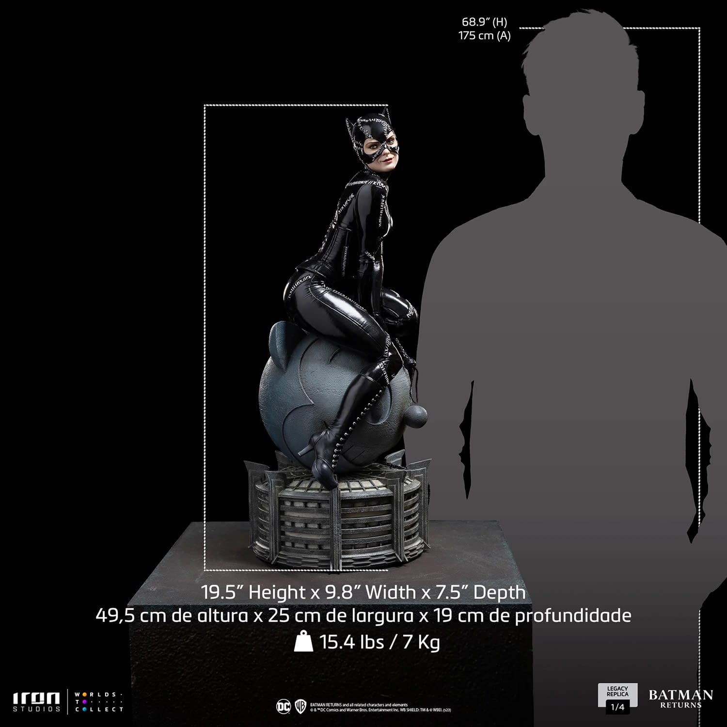 Batman Returns Catwoman Strikes Again with New Iron Studios Statue 