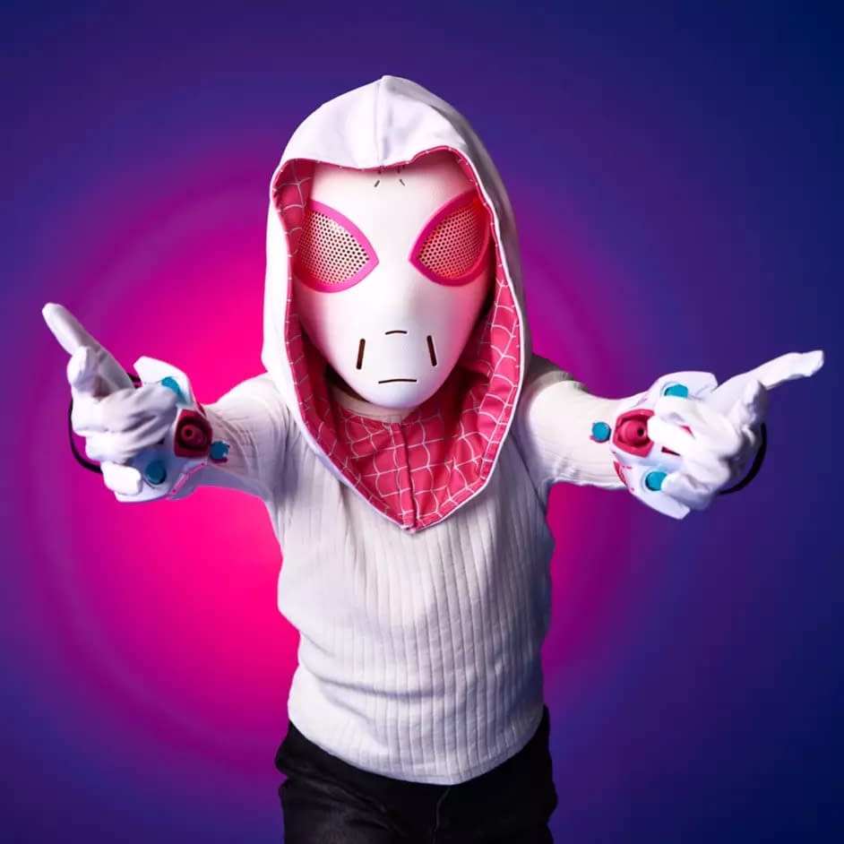 Become Spider-Gwen with New Light-Up Mask and Web-Shooters