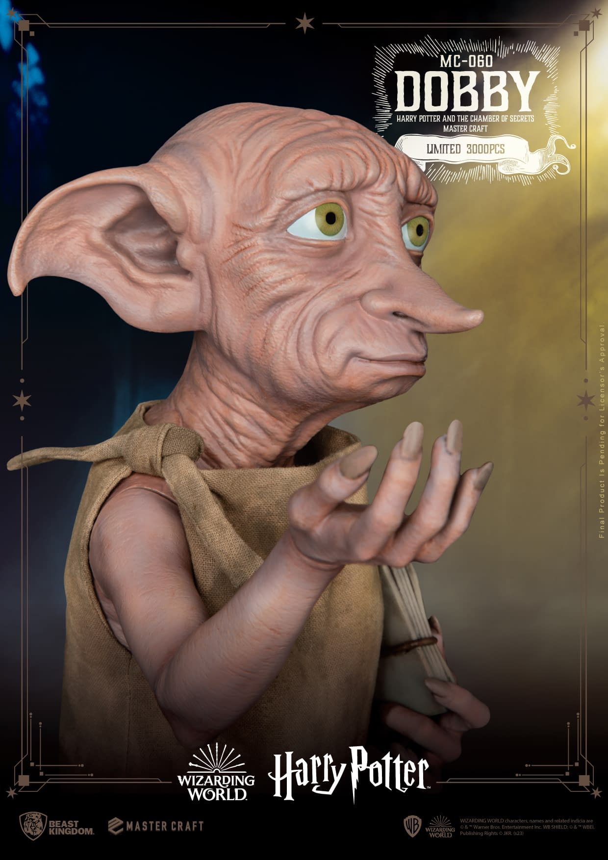 Bring Home Dobby from Harry Potter with Beast Kingdom Master Craft
