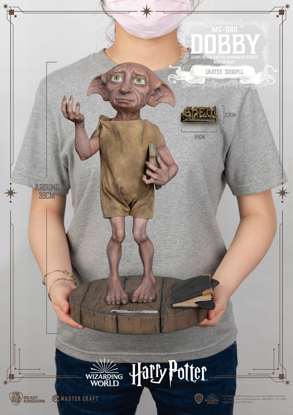 Bring Home Dobby from Harry Potter with Beast Kingdom Master Craft