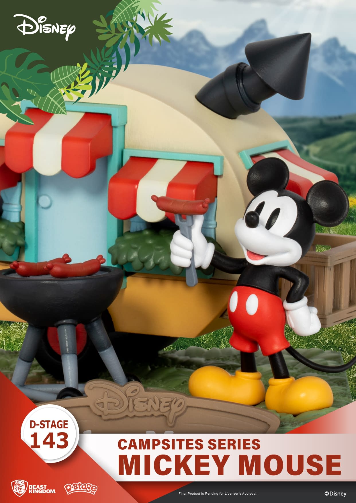Go Camping with Mickey Mouse and Beast Kingdom with New D-Stages