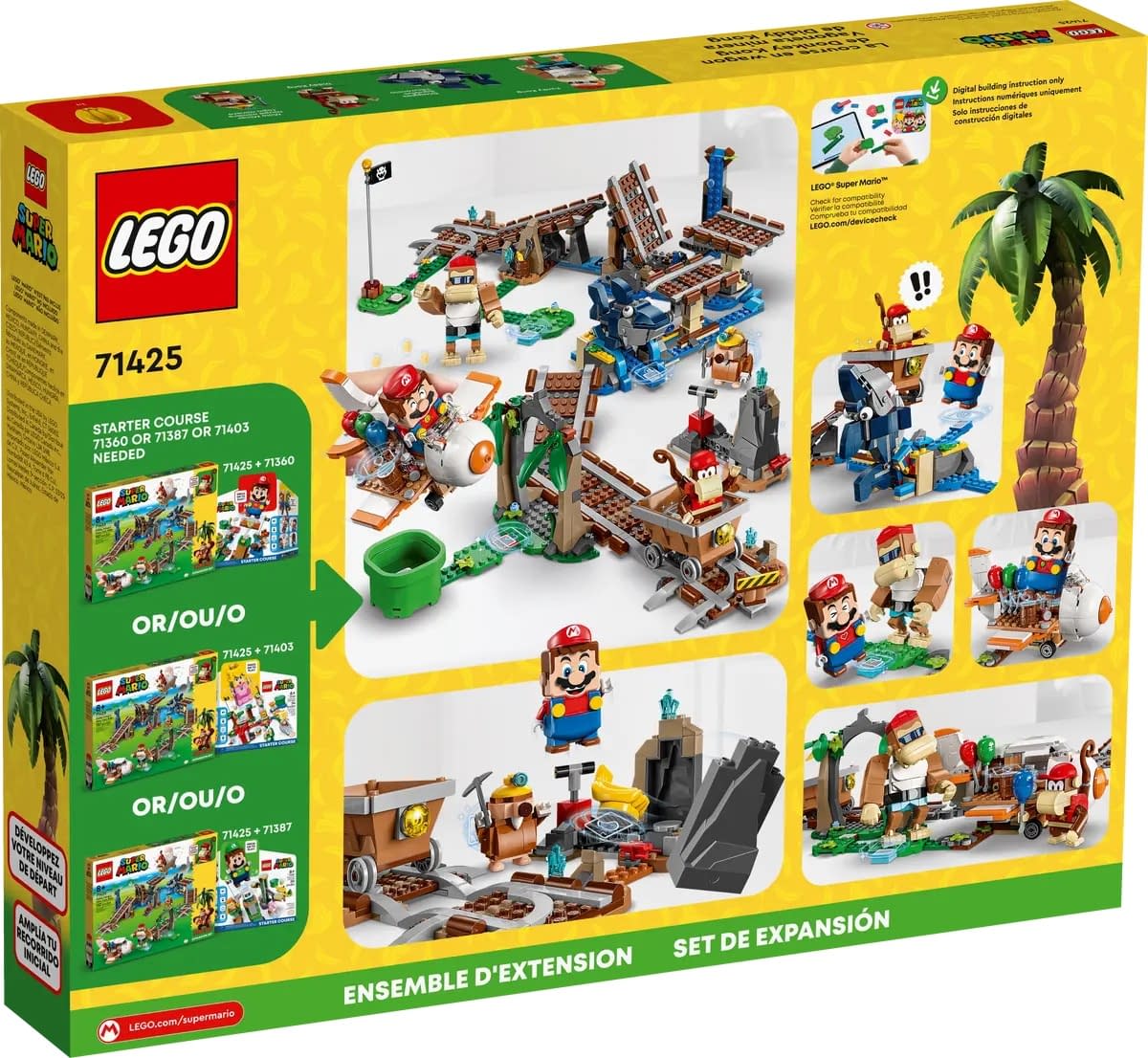 Enter Diddy Kong's Mine LEGO's Newest Super Mario Expansion Set 