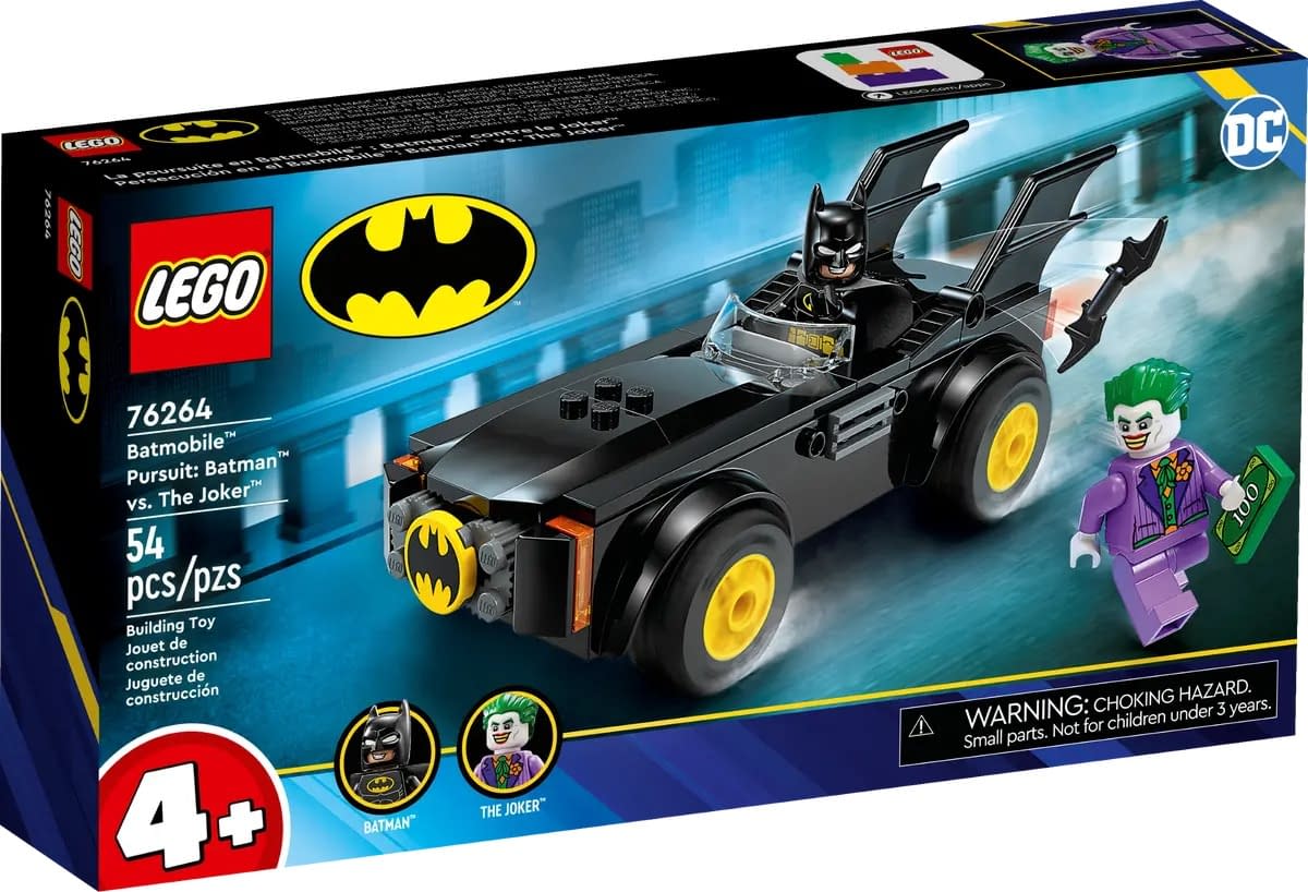 Batman Pursues the Joker with a Brand New 4+ LEGO Batmobile Set 
