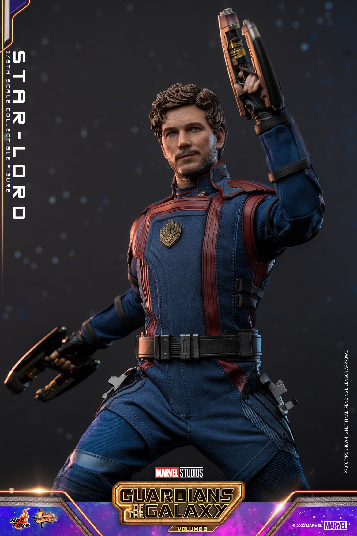 Guardians of the Galaxy Vol. 3 Star-Lord 1/6 Scale Hot Toys Revealed 