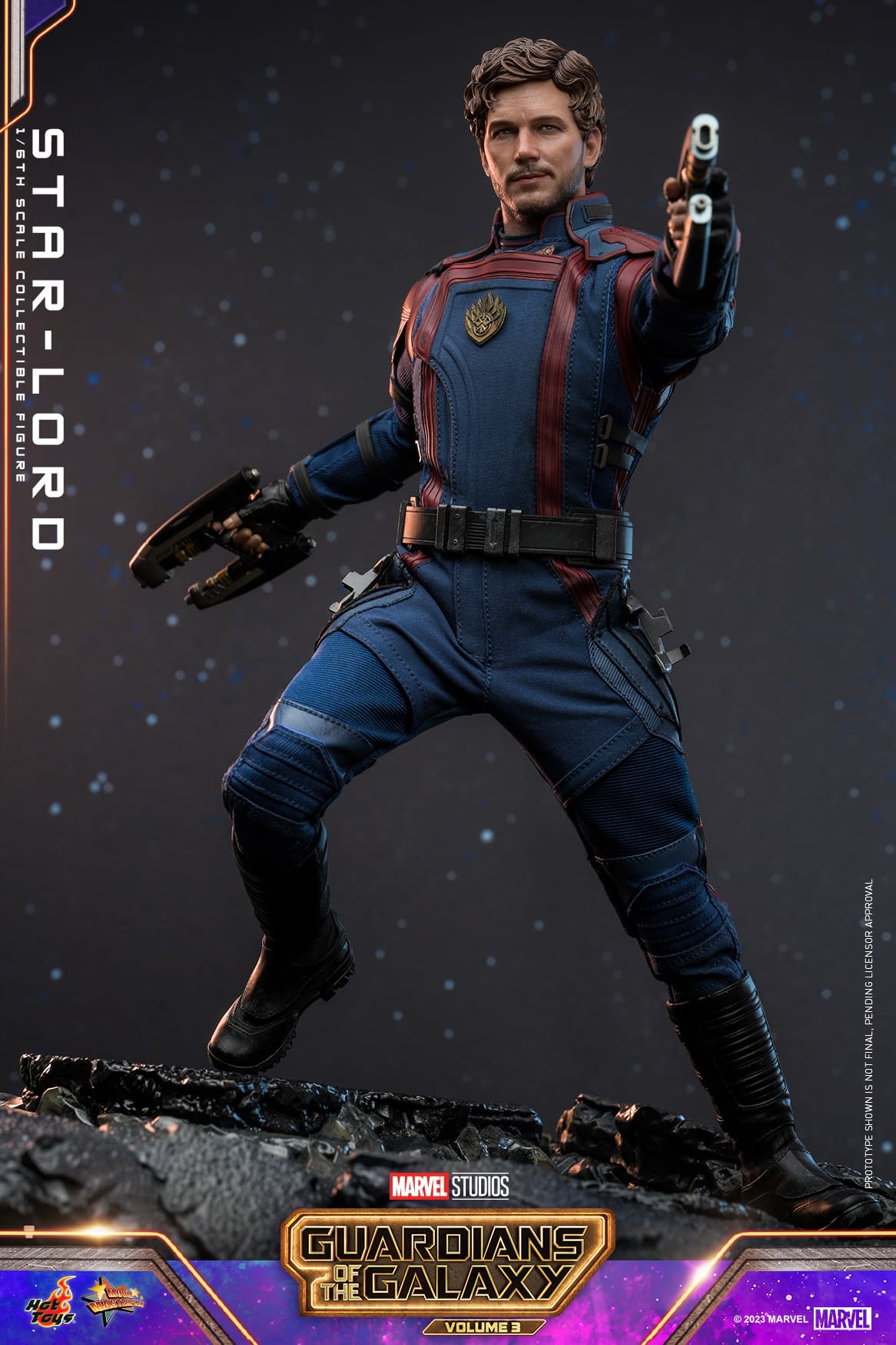Guardians of the Galaxy Vol. 3 Star-Lord 1/6 Scale Hot Toys Revealed 