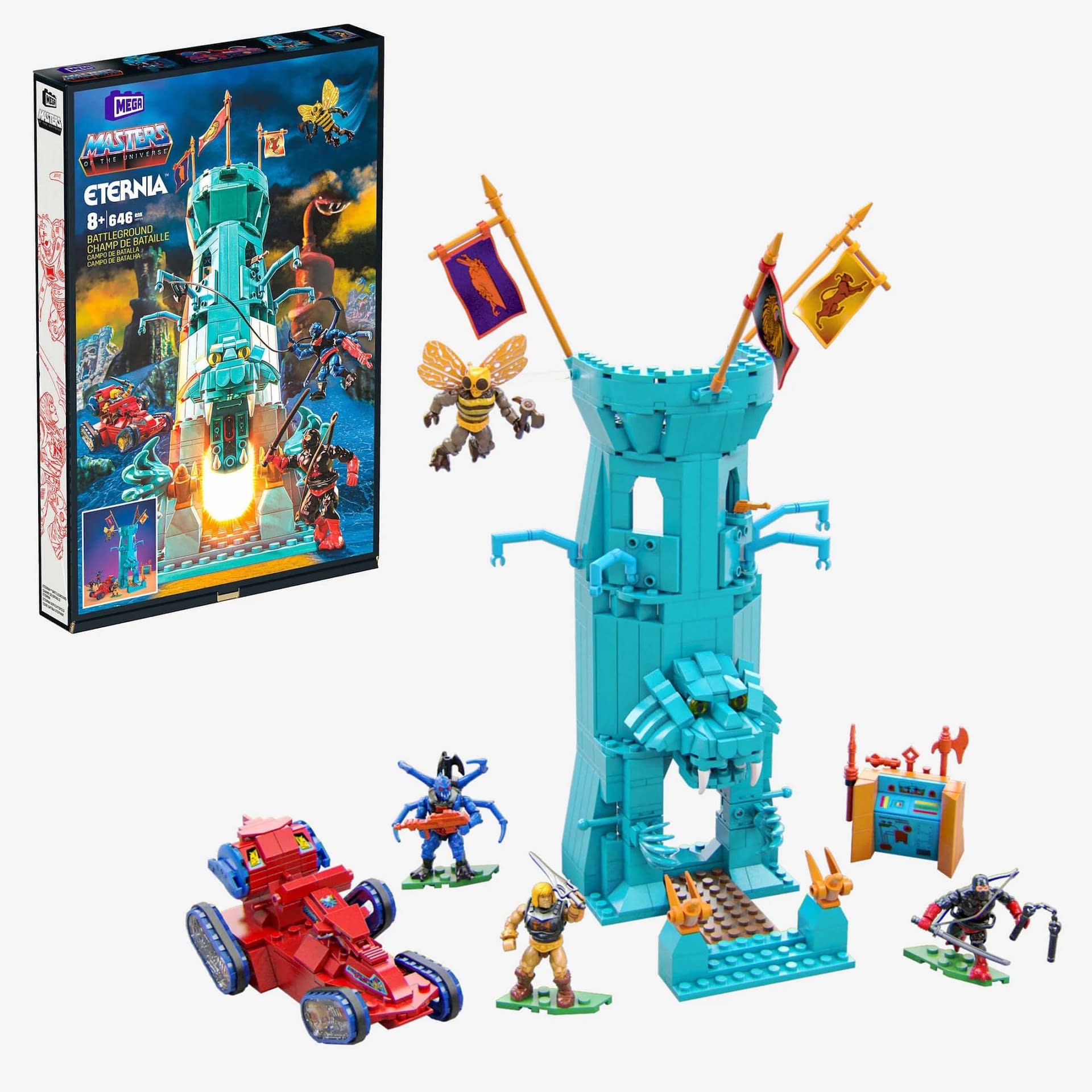 Mattel Unveils Masters of the Universe MEGA Eternia Battleground Set