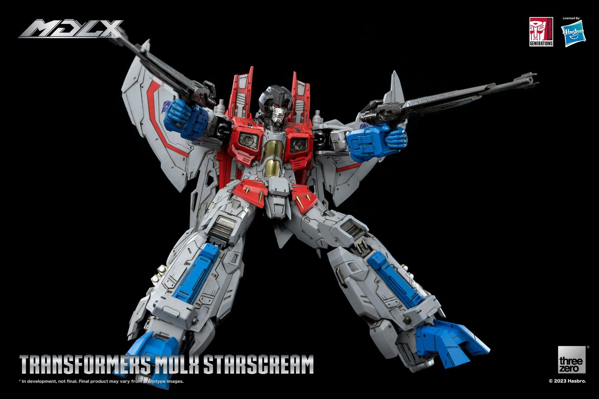 Transformers MDLX Starscream - Figura Action Da 19.8 Cm Con 50 Punti Di Articolazione, Lega Pressofusa