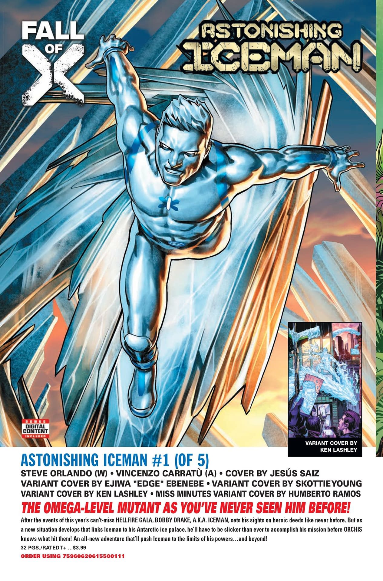 Astonishing Iceman (2023) #1, Comic Issues