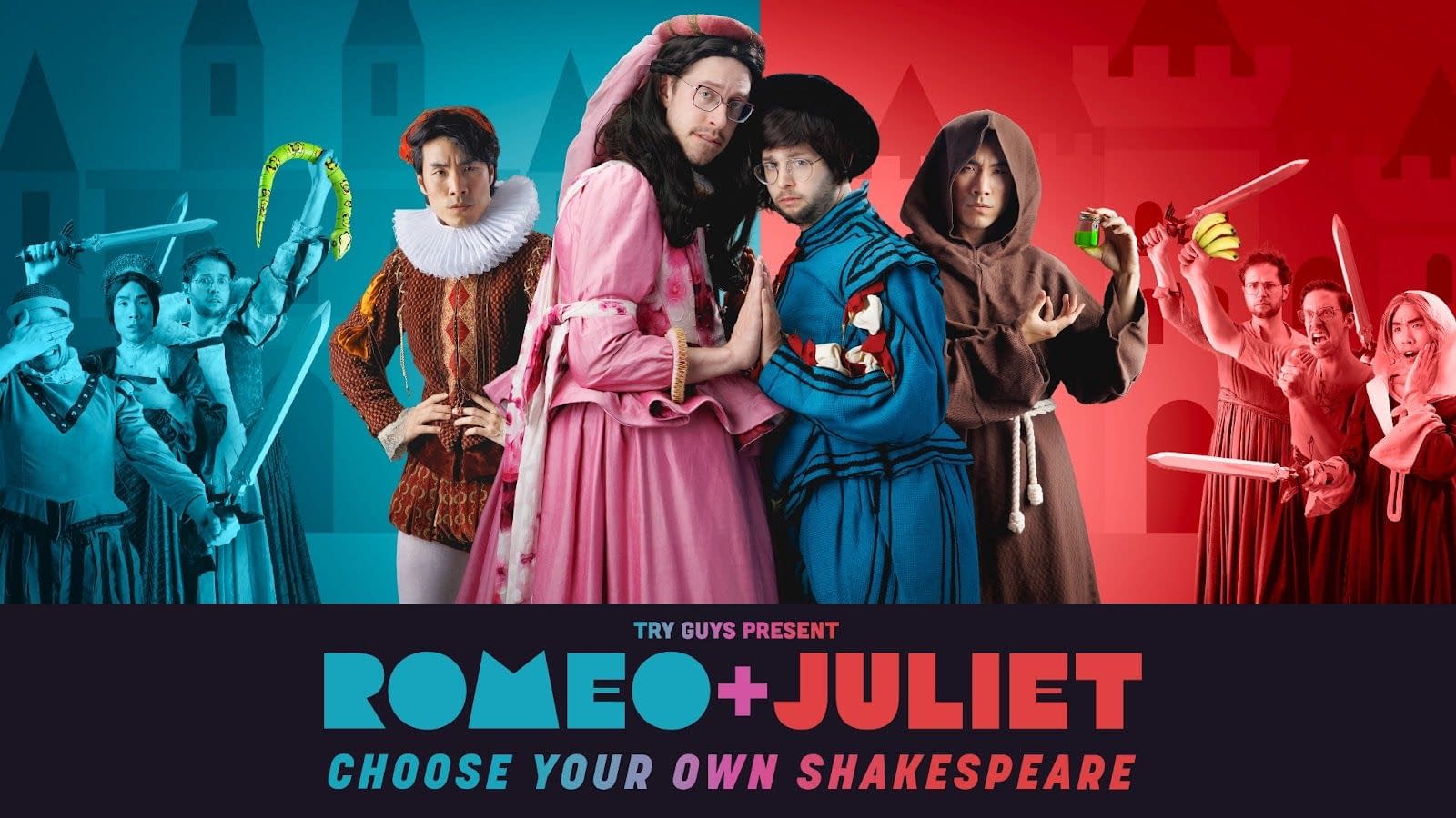 The Try Guys Talk Romeo & Juliet Live Streaming Event [Interview]