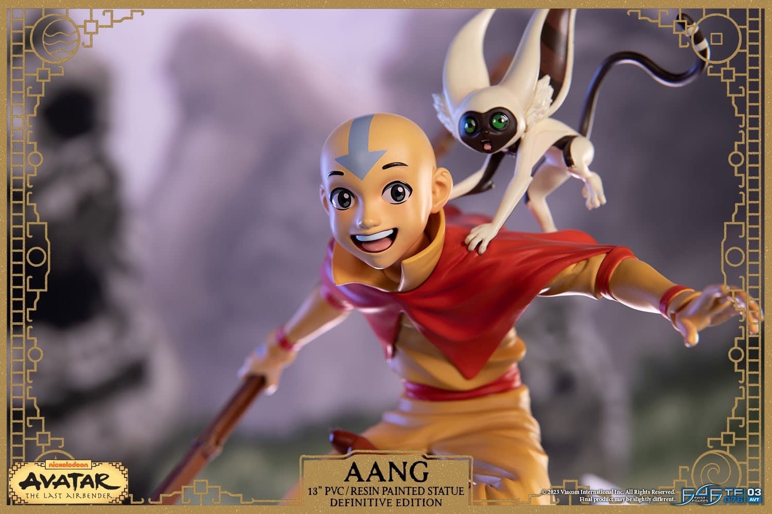 Avatar: The Last Airbender Returns with First 4 Figures Aang Statue