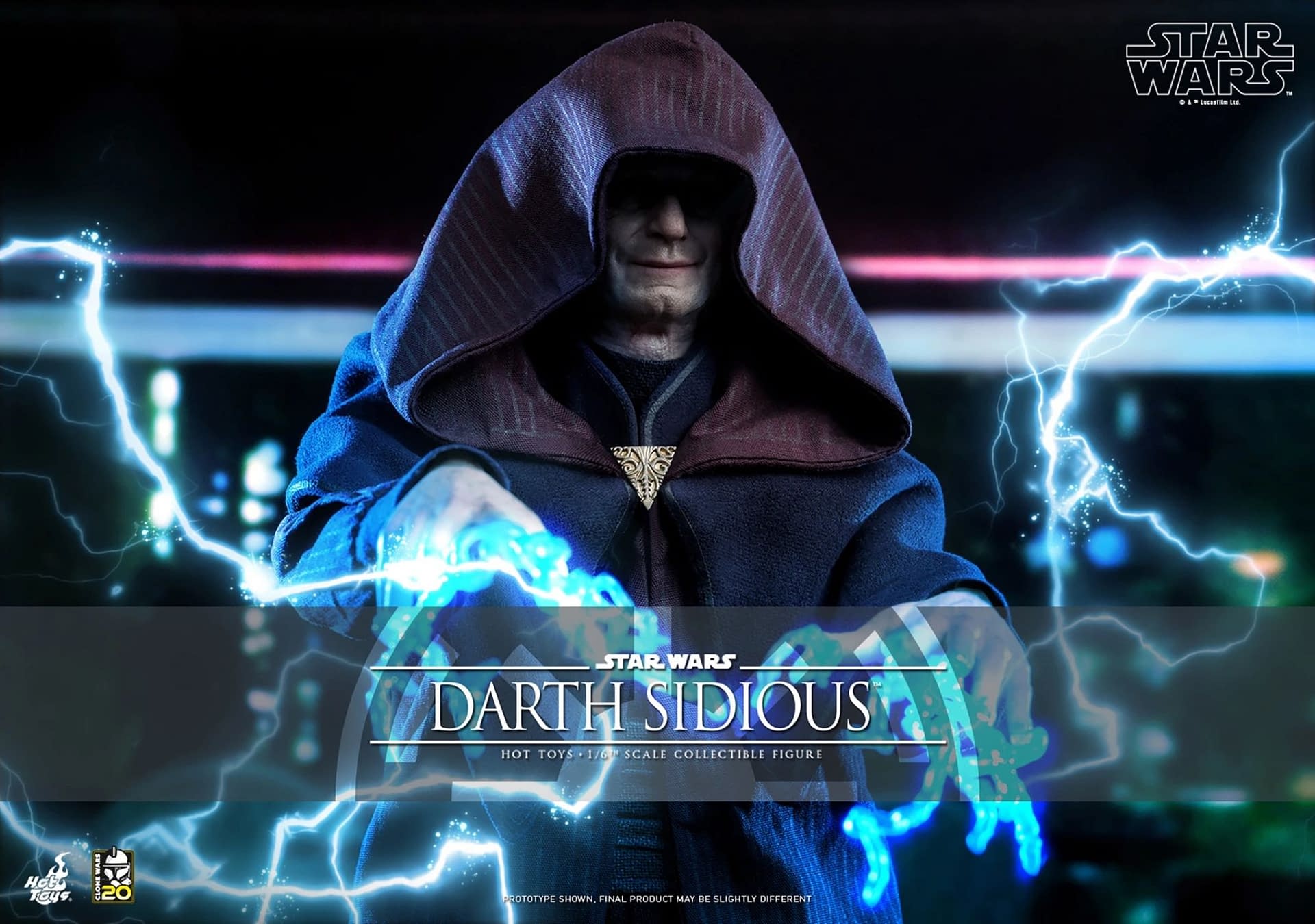Star Wars: The Clone Wars Darth Sidious Has Arrived with Hot Toys