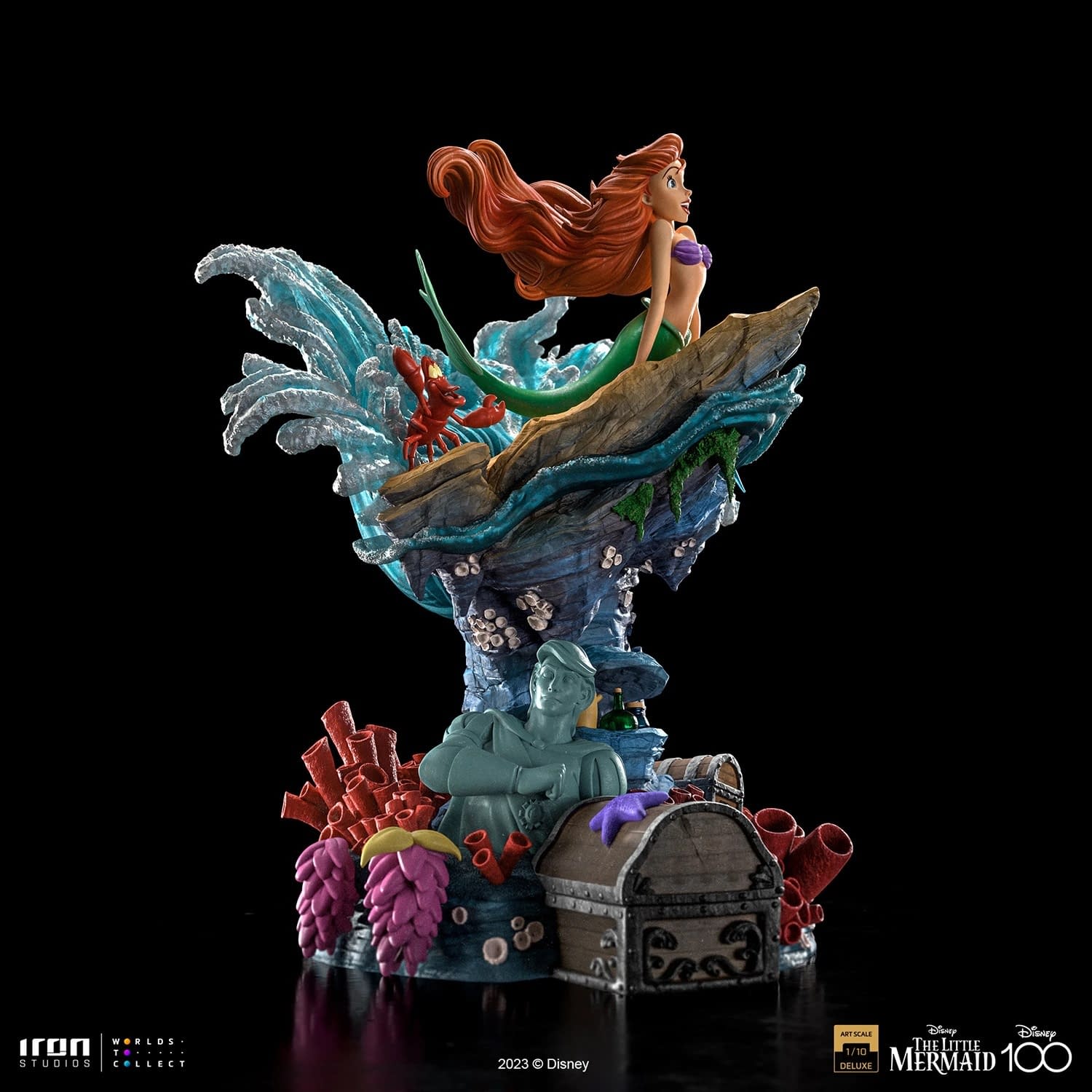 Iron Studios Gets Animated with New Disney100 The Little Mermaid Statue 