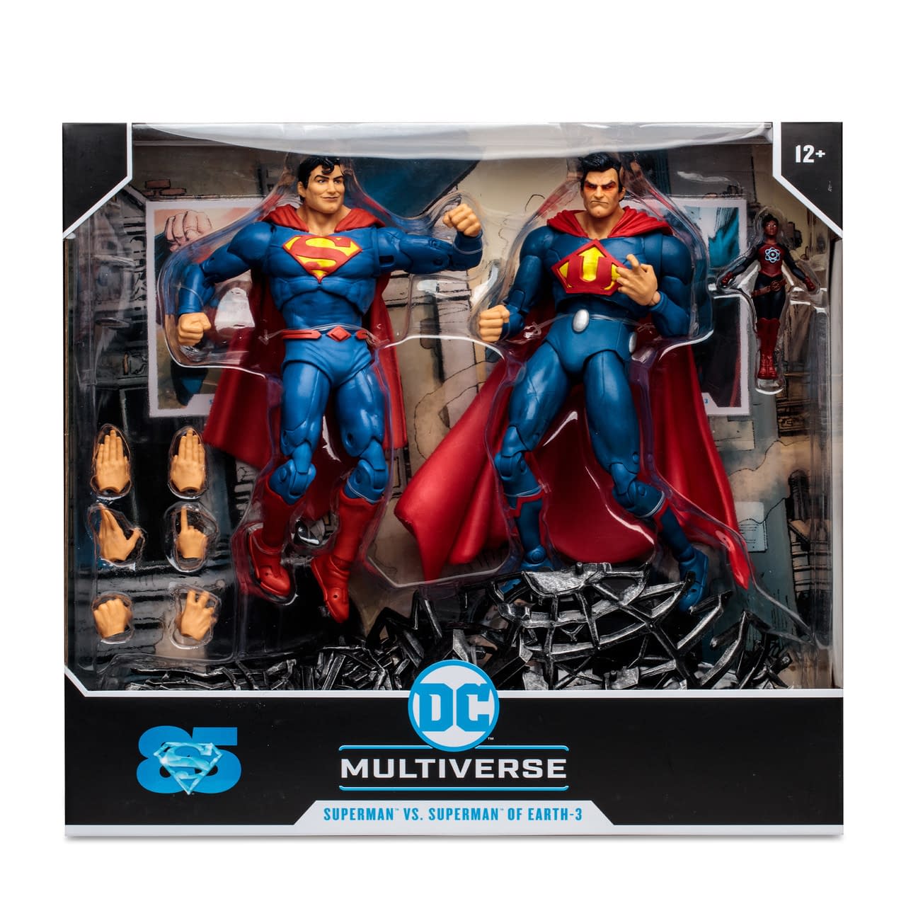 It is Superman vs Superman of Earth-3 with New McFarlane Exclusive 