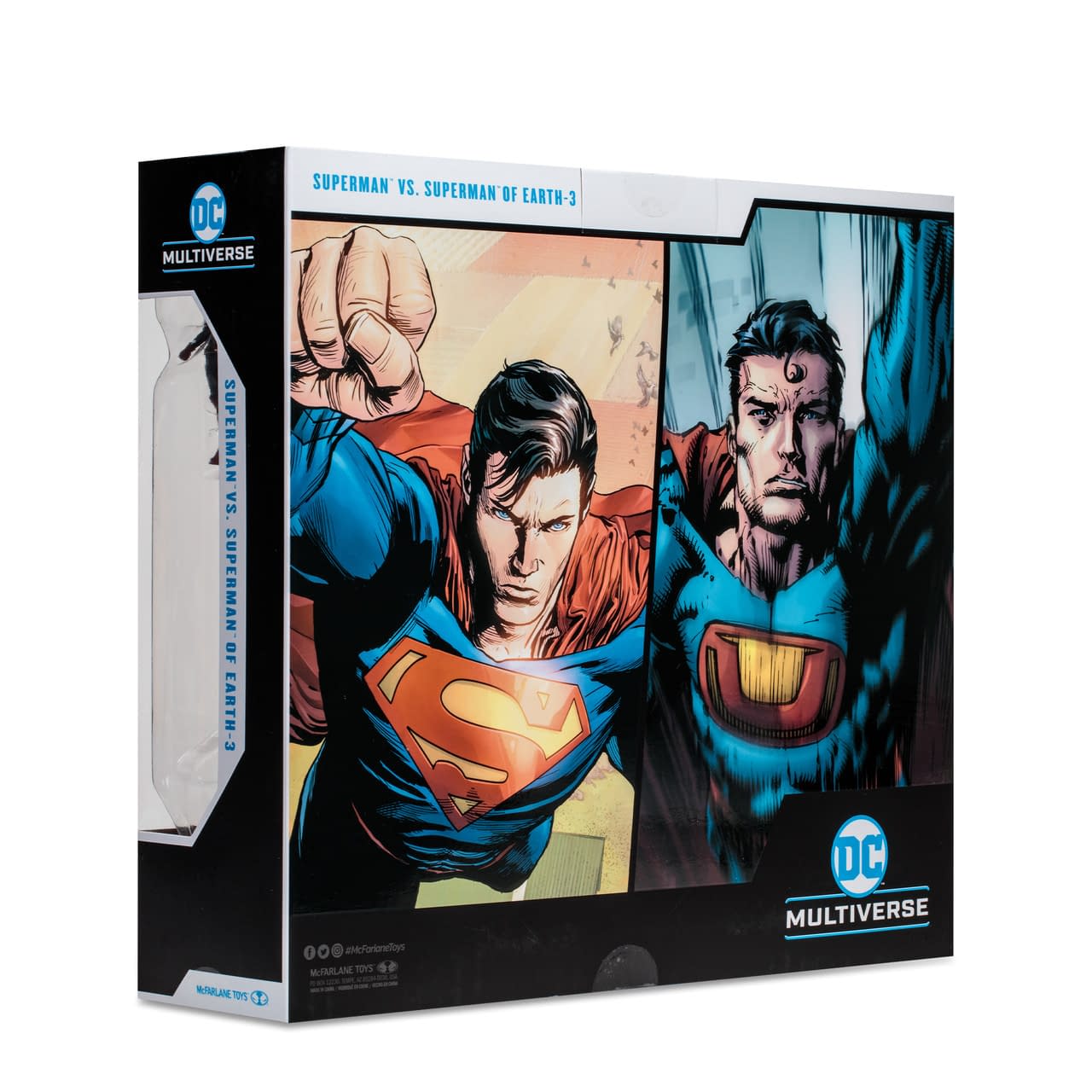 It is Superman vs Superman of Earth-3 with New McFarlane Exclusive 