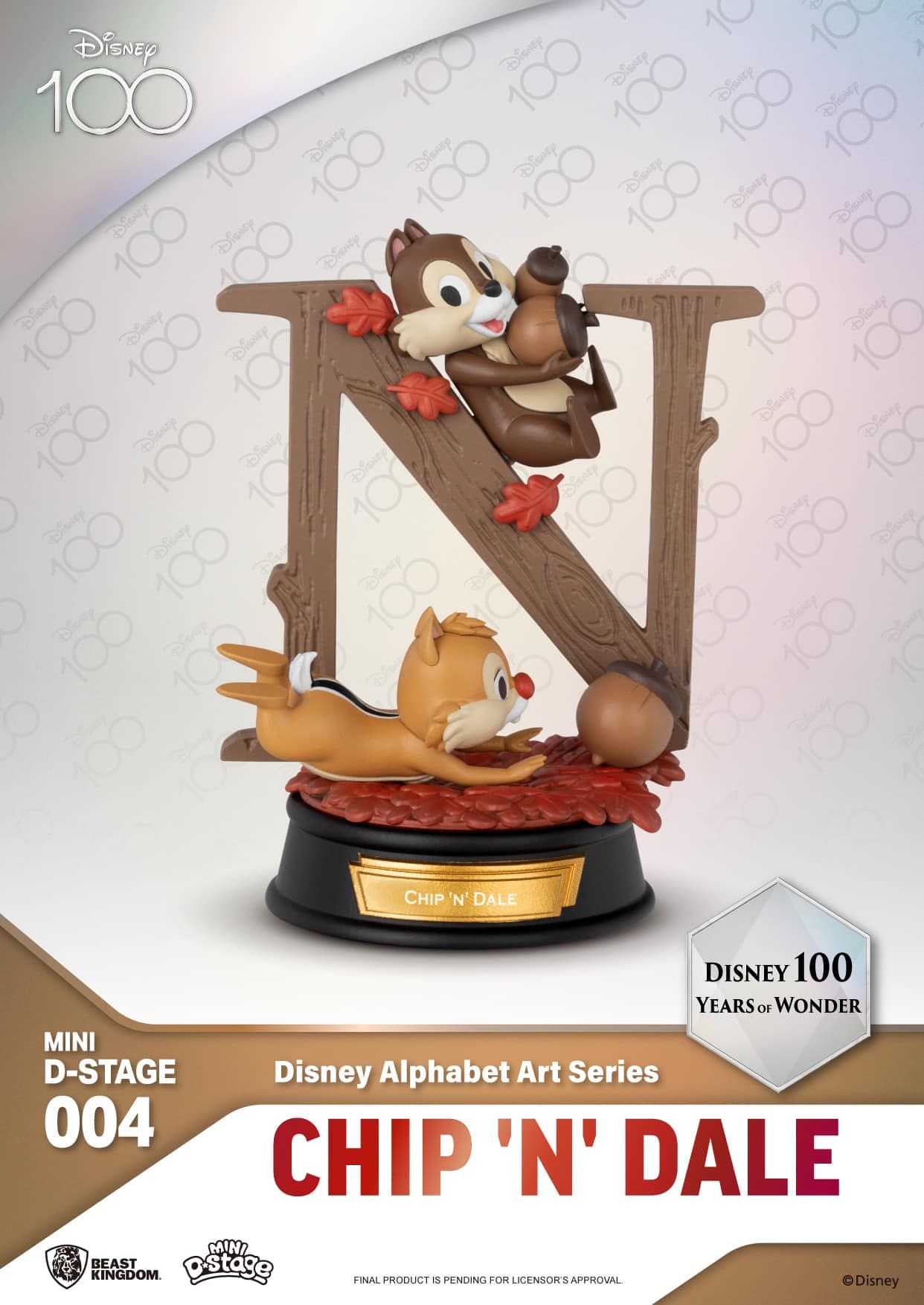 Beast Kingdom Debuts New Disney 100 Art Letters Statue Set
