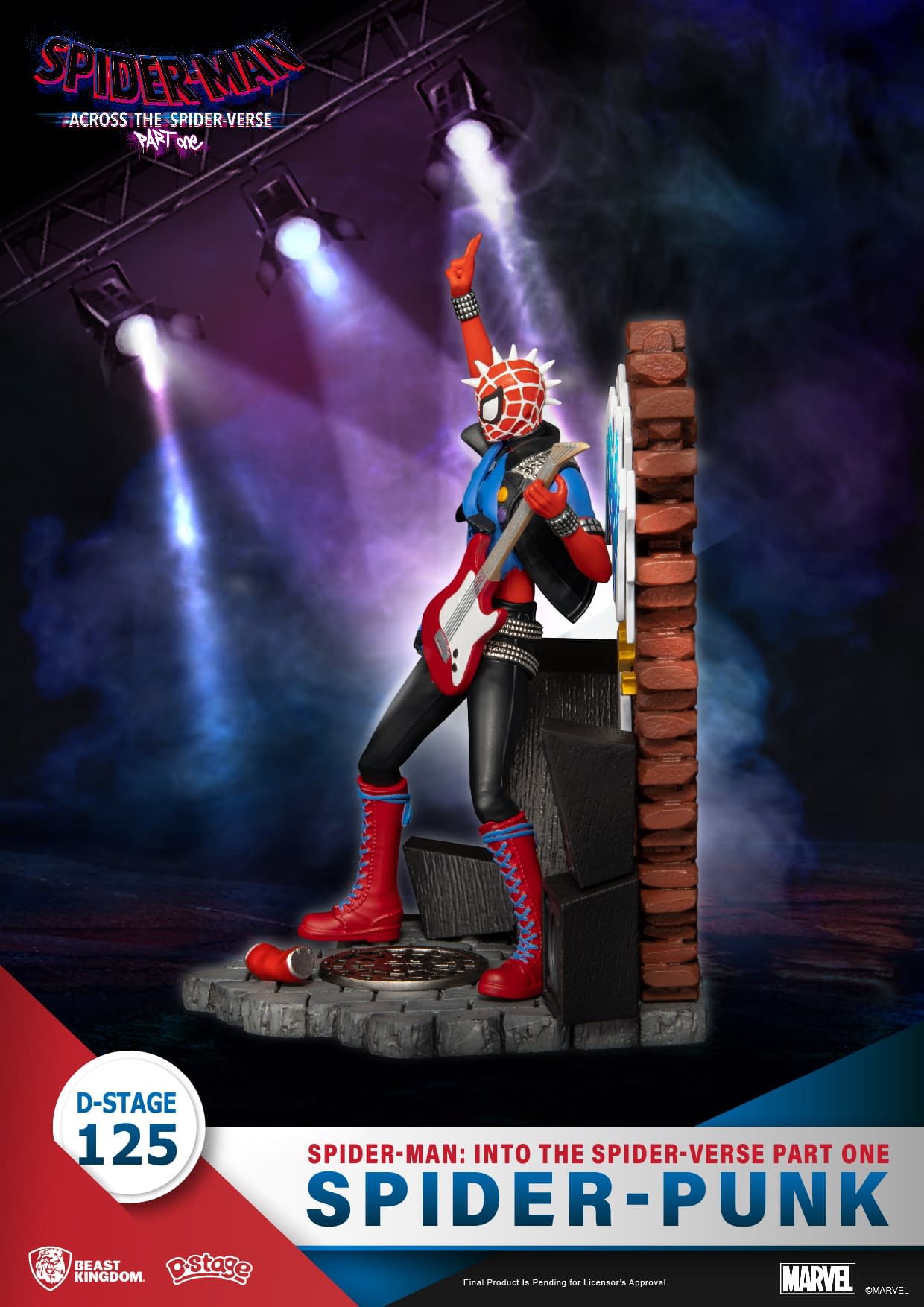 Spider-Punk Takes to the Stage with Beast Kingdom's Spider-Verse Statue 