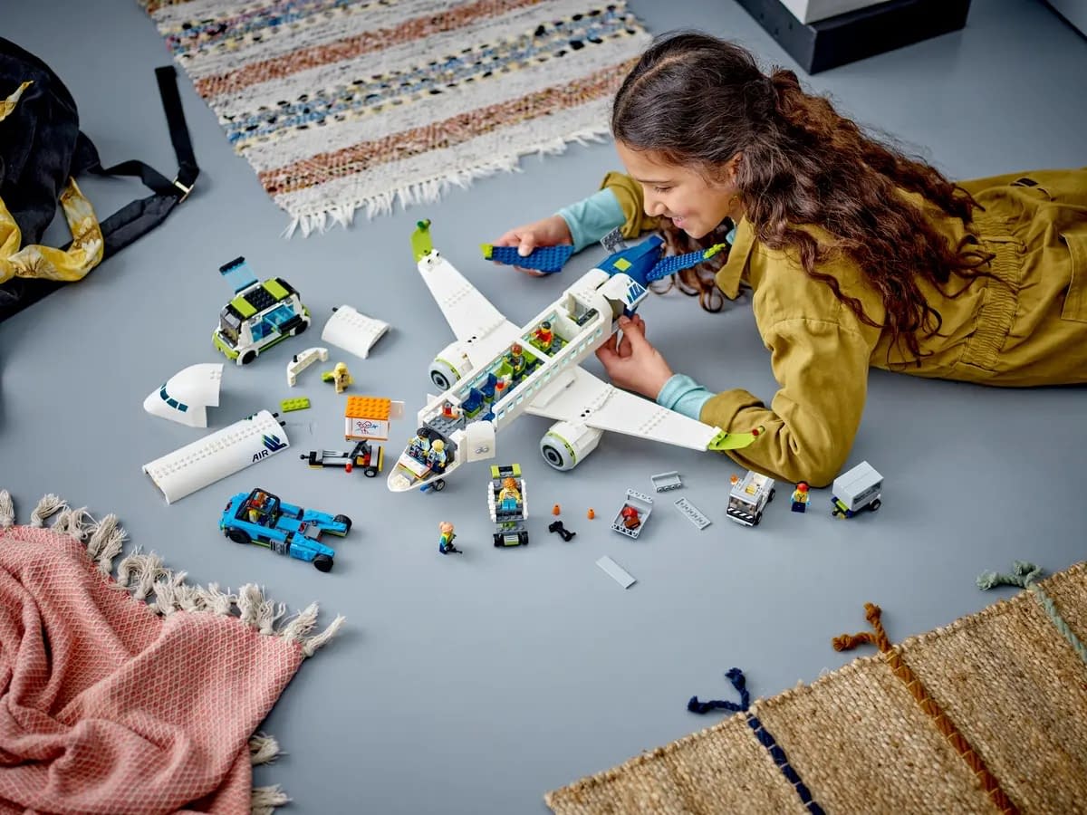 Board a Flight to LEGO City with the New Passenger Airplane Set